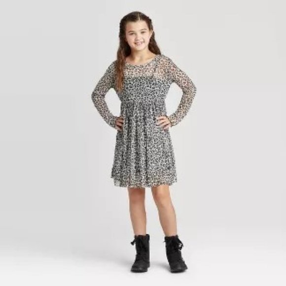 art class Dresses Art Class Long Sleeve Mesh Dress Poshmark